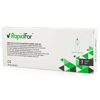 VITROSENS RapidFor SARS COV-2 (Covid 19) & FLU A/B Self Test Διαγνωστικό Τέστ Ρινοφαρυγγικού Επιχρίσματος Για Κορονοϊό & Γρίπη Α/Β, 1τμχ