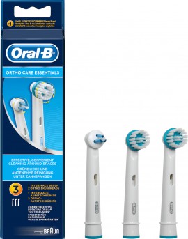 ORAL-B Ortho Care Essentials Interspace Brush Βουρτσάκι για Μεσοδόντια Διαστήματα, 1τεμ. & Ortho Brushheads Ορθοδοντικές Κεφαλές Βουρτσίσματος, 2τεμ. (3 τμχ Σύνολο)