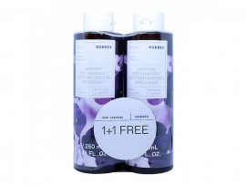 Korres Violet Renewing Body Cleanser Violet Αφρόλουτρο Gel Βιολέτα, 1+1 Δώρο Πακέτο Προσφοράς 2x250ml