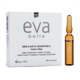 Intermed Eva Belle DMAE & Acetyl Hexapeptide-8, Αμπούλες για το Πρόσωπο με Αντιρυτιδική & Συσφικτική Δράση, 5x2ml