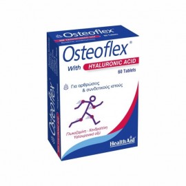 Health Aid Osteoflex with Hyaluronic Acid Ισχυρή Φόρμουλα για Υγιής Αρθρώσεις & Ενυδάτωση των Ιστών, 60 tabs