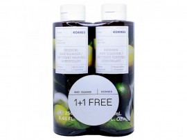 Korres Body Cleanser Citrus & Agrumes Αφρόλουτρο Σώματος Κίτρο, Πακέτο Προσφοράς 1+1 Δώρο 2x250ml