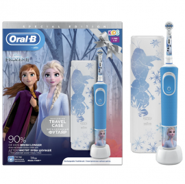 Oral-B Παιδική Επαναφορτιζόμενη Ηλεκτρική Οδοντόβουρτσα Special Edition Frozen 2 Kids 3+ & Θήκη Ταξιδίου, 1τεμ.