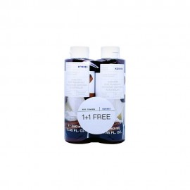 Korres Renewing Body Cleanser Vanilla Cinnamon Αφρόλουτρο Gel Βανίλια Κανέλα,1+1 Δώρο Πακέτο Προσφοράς, 2x250ml