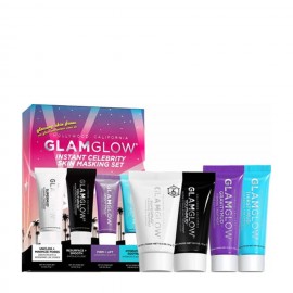 Glamglow Set Instant Celebrity Skin Masking Σετ Μάσκες Προσώπου για Βαθύ Καθαρισμό, Τόνωση, Ενυδάτωση & Λάμψη, 4 τεμ