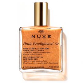 Nuxe Huile Prodigieuse Or, Ιριδίζον Ξηρό Λάδι για Πρόσωπο-Σώμα-Μαλλιά, 100ml