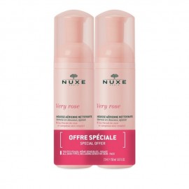 Nuxe Promo Very Rose Light Cleansing Foam Αφρός Καθαρισμού με Ροδόνερο, 2x150ml