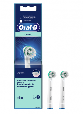 Oral-B Ανταλλακτικές Κεφαλές Ortho, 2τμχ