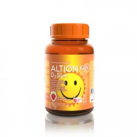 Altion Kids D3 Sun Παιδικό Συμπλήρωμα Διατροφής με Βιταμίνη D3 Φυσικής Προέλευσης για Τόνωση Ανοσοποιητικού, Σωστή Ανάπτυξη Οστών & Δοντιών, 60gummies