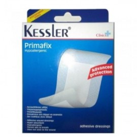 Kessler Primafix Αυτοκόλλητες Υπεραπορροφητικές & Υποαλλεργικές Γάζες 8x10cm, 5 τμχ