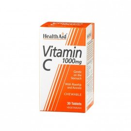 HEALTH AID Vitamin C 1000mg Chewable Orange Flavour tablets 30s