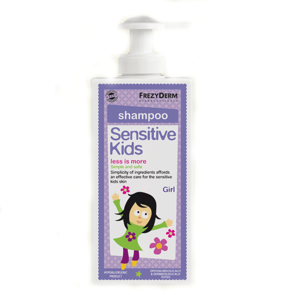 Frezyderm Sensitive Kids Shampoo Girls Παιδικό Σαμπουάν για Κορίτσια, 200ml