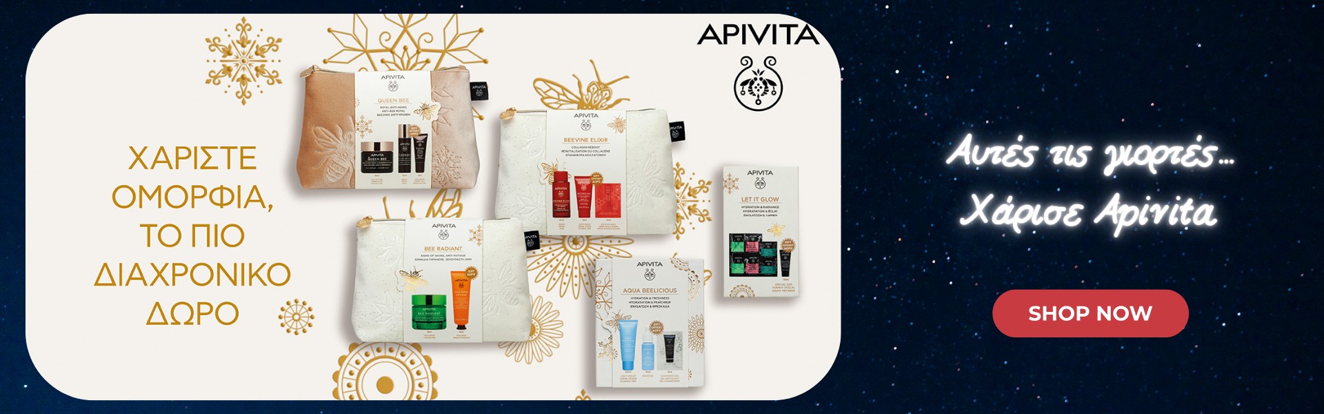 Apivita xmas banner