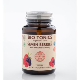 Bio Tonics Seven Berries Antioxidants 400mg Φυσικό Προϊόν Διατροφής, 30caps