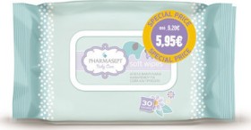 PHARMASEPT Promo Baby Care Soft Wipes, Απαλά Μαντηλάκια Καθαρισμού για Σώμα & Πρόσωπο, 2x30τμχ