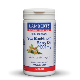 Lamberts Sea Buckthorn Berry Oil 1000mg Ιπποφαές 30 Κάψουλες 8497-30