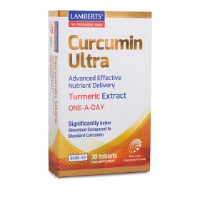 Lamberts Curcumin Ultra Κουρκουμίνη με Αντιφλεφμονώδη Δράση για τις Αρθρώσεις, 30tabs 8590-30