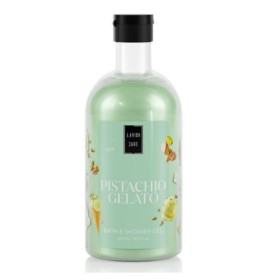 Lavish Care Bath & Shower Gel Pistachio Gelato Αφρόλουτρο Σώματος Με Άρωμα Παγωτό Φιστίκι, 500ml