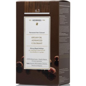 KORRES Argan Oil Advanced Colorant Μόνιμη Βαφή Μαλλιών 6.3 Ξανθο Σκουρο Μελι 50ml