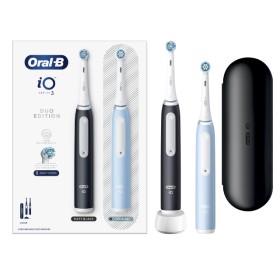  Oral-B iO Series 3 Duo Black & Blue Ηλεκτρικές Οδοντόβουρτσες 2 Τεμάχια