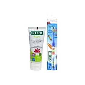 Gum Kids Παιδική Οδοντόβουρτσα + Δώρο Οδοντόκρεμα Για Παιδιά 2-6 Ετών, 50ml