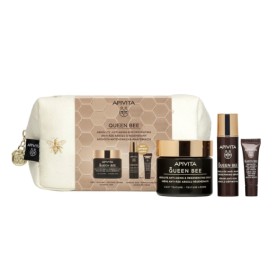 Apivita Queen Bee Πακέτο Absolute Anti-Aging & Regenerating Light Texture Cream 50ml + Δώρο Serum 10ml & Eye Cream 2ml