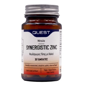 Quest Synergistic Zinc 15mg with Copper, 30tabs