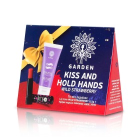 GARDEN Kiss & Hold Hands Πακέτο Lip Care Wild Strawberry, 5.2g & Κρέμα Χεριών Πλούσιας Υφής, 30ml