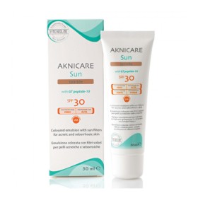 Synchroline Aknicare Sun Teintee SPF30 Αντηλιακή Κρέμα Προσώπου με Χρώμα 50ml