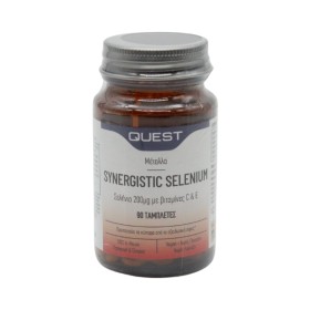QUEST Synergistic Selenium 200μg With Vitamins C & E, Σελήνιο 90Tabs