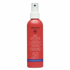 APIVITA Bee Sun Safe Hydra Melting Ultra Light Face & Body Spray SPF50, Ενυδατικό Αντιηλιακό Προσώπου Σώματος με Θαλάσσια Φύκη & Πρόπολη SPF50, 200ml