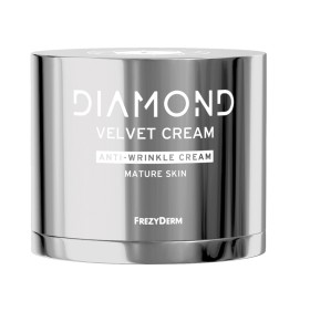 Frezyderm Diamond Velvet Anti-Wrinkle Cream, Κρέμα Προσώπου με Υαλουρονικό Οξύ για Αντιγήρανση & Σύσφιξη για Ώριμες Επιδερμίδες, 50ml