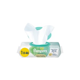 Pampers Harmonie New Baby Μωρομάντηλα xωρίς Οινόπνευμα 46τμχ