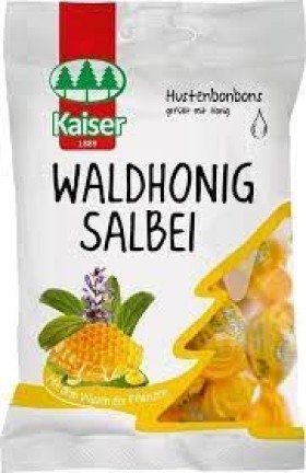 KAISER Καραμέλες Waldhoning Sabei Για Το Βήχα Με Μέλι & Φασκόμηλο, 90gr
