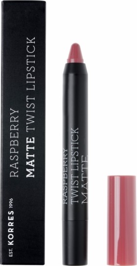 Korres Raspberry Matte Twist Lipstick Misty Rosebush 1.5g