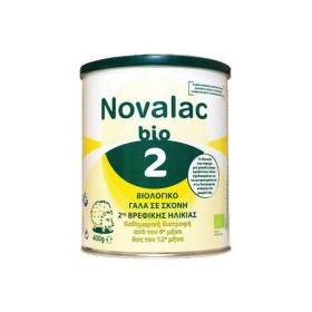 NOVALAC Bio 2 Βιολογικό Γάλα σε Σκόνη 2ης Βρεφικής Ηλικίας από τον 6ο ως 12ο μήνα, 400gr