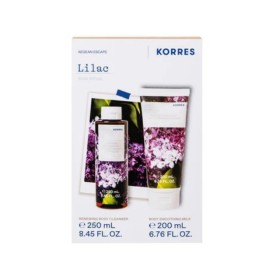 Korres Πακέτο Lilac Αφρόλουτρο 250ml & Ενυδατικό Γαλάκτωμα Σώματος 200ml