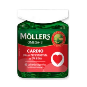 Mollers Μουρουνέλαιο Omega-3 Cardio 60 μαλακές κάψουλες