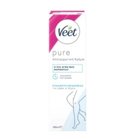 Veet Pure Αποτριχωτική Κρέμα για Ευαίσθητες Επιδερμίδες 100ml