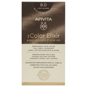 Apivita My Color Elixir No 8.0 Βαφή Μαλλιών Μόνιμη Ανοιχτό Ξανθό