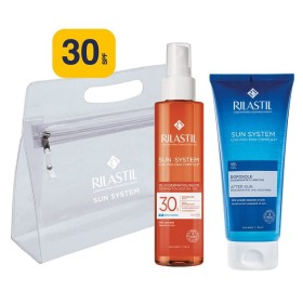 Rilastil Sun System Πακέτο Dermatological Oil SPF30+ Αντηλιακό Λάδι Σώματος, 200ml & ΔΩΡΟ After Sun Gel Ενυδατικό Τζελ Προσώπου & Σώματος, 200ml & Νεσεσέρ