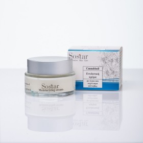 Sostar Cannabisoil Moisturizing Cream Ενυδατική Κρέμα Προσώπου Με Έλαιο & Εκχύλισμα Κάνναβης, 50ml