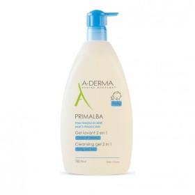 A-DERMA Primalba Gel Lavant Douceur 2 in 1 Cleansing Gel Βρεφικό Απαλό Gel Καθαρισμού Για Σώμα & Μαλλιά, 750ml