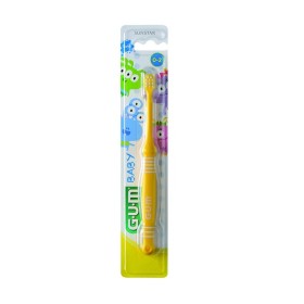 Gum Baby Soft 213 Οδοντόβουρτσα 0-2 Ετών Κίτρινη 1τμχ