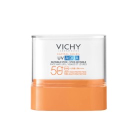 Vichy Capital Soleil UV Aqua Stick SPF50+ Αντηλιακό Στικ Προσώπου & Χειλιών 9gr