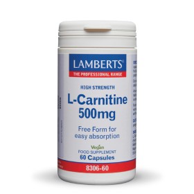 Lamberts L-Carnitine 500mg Καρνιτίνη 60 κάψουλες 8306-60