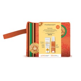 Pharmasept Heliοdor Πακέτο Face Sun Cream SPF50 50ml & Bronzing Dry Oil 100ml + Δώρο Νεσεσέρ