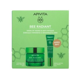 Apivita Bee Radiant Πακέτο Signs Of Aging & Anti-Fatigue Cream Rich Texture 50ml & Δώρο Eye Cream 15ml