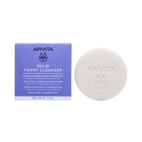 Apivita Solid Foamy Cleanser & Make-Up Remover Μπάρα Ντεμακιγιάζ 80gr
