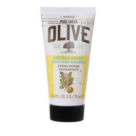 KORRES Hand Cream Pure Greek Olive, Κρέμα Χεριών με Περγαμόντο 75ml